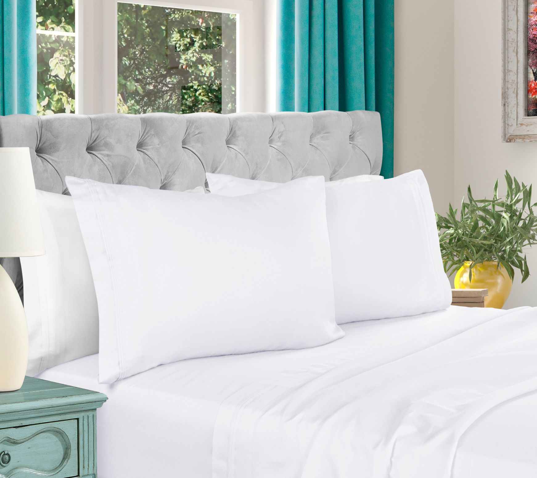 Superior 1000-TC Egyptian Cotton 4-Piece SheetSet King