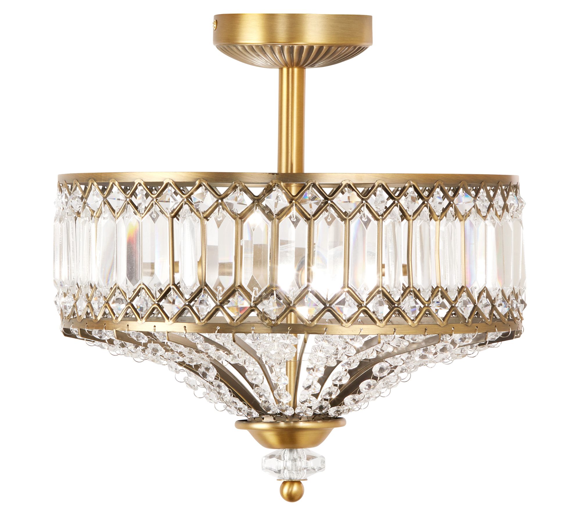 River of Goods 15.25"H Semi-Flush Mount Lighting Fixture