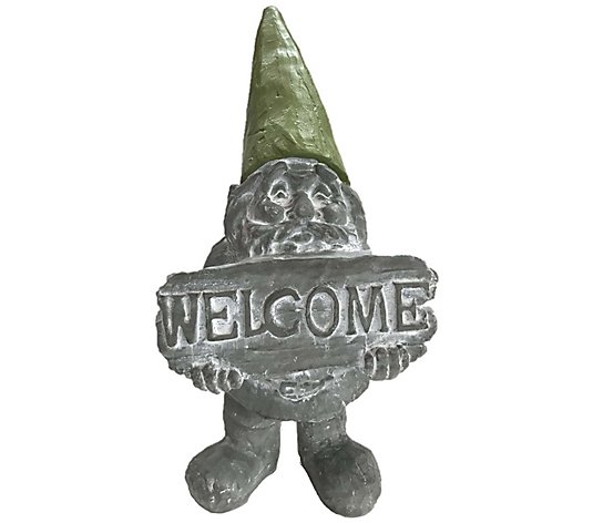 SWI 12" Cement Welcome Gnome