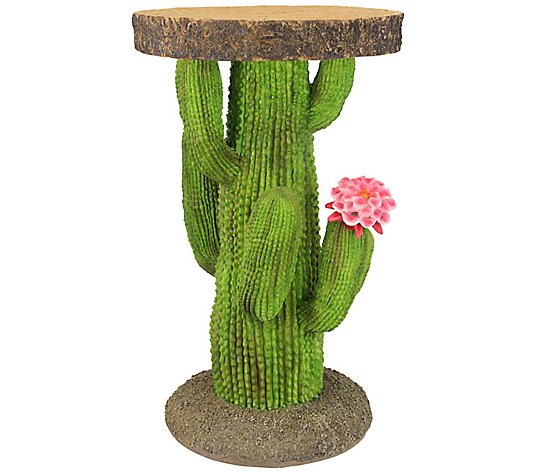 Design Toscano Saguaro Arizona Desert Cactus Garden Table