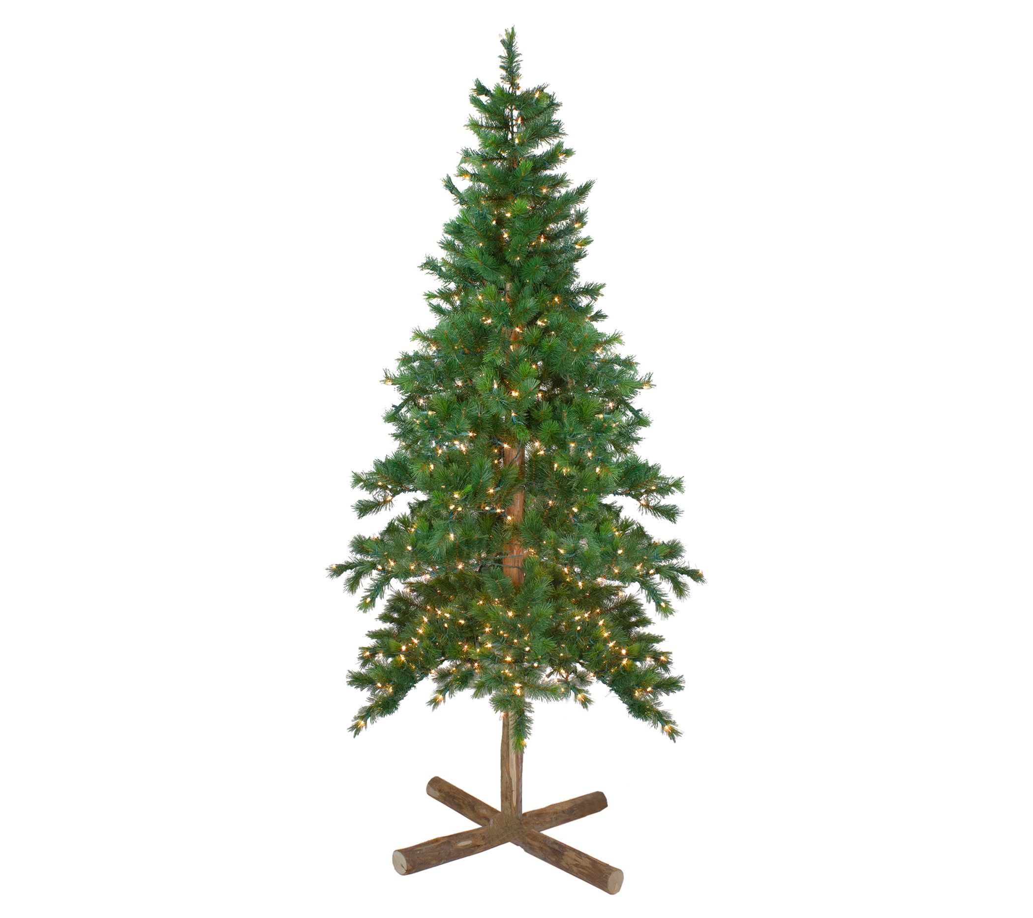 Northlight 6.5' Prelit Slim Royal Alpine Christmas Tree