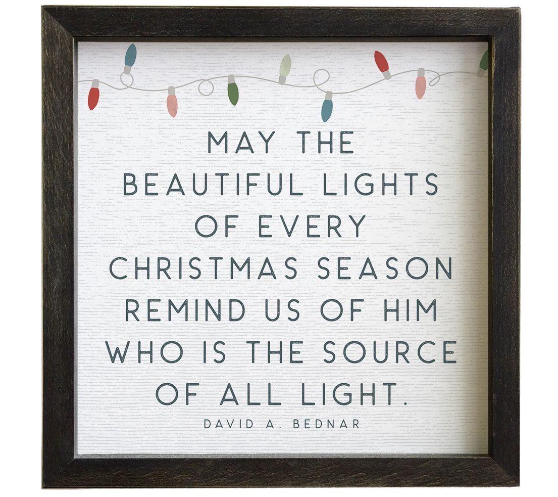 Sincere Surroundings 10" Beautiful Lights Rusti c Frame