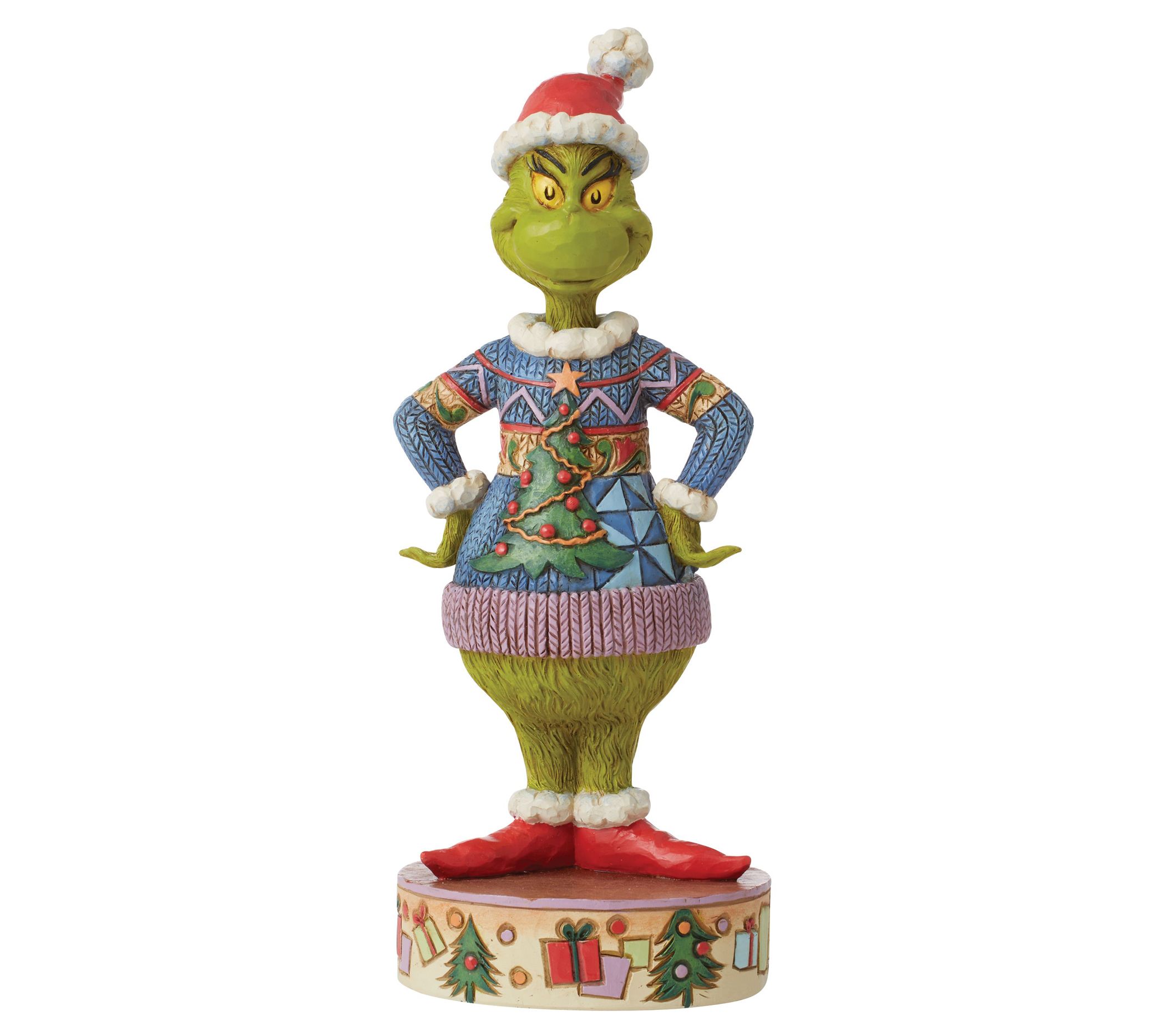 Enesco  Grinch by Jim Shore Grinch Wearing UglySweater