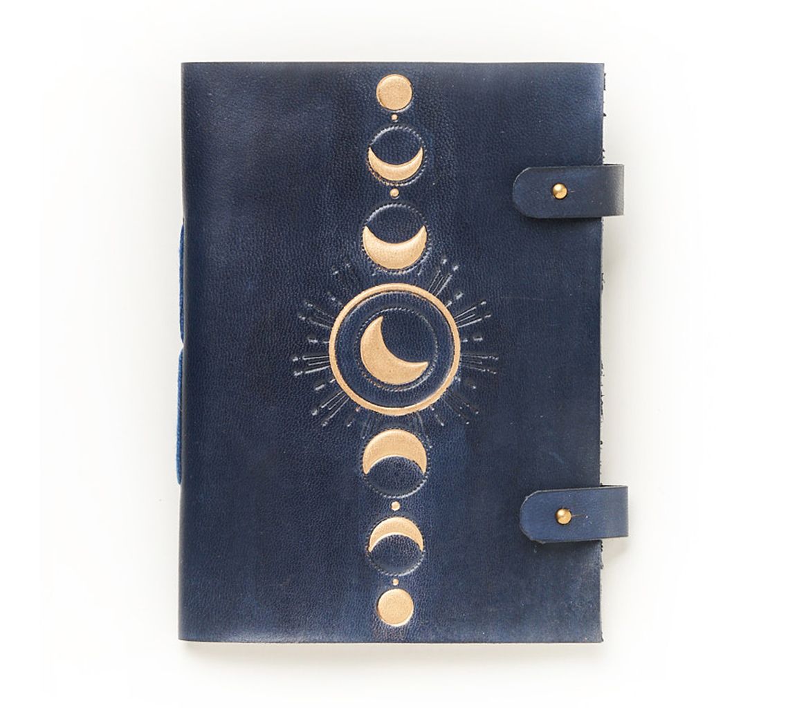 Matr Boomie Indukala Moon Phase Refillable Leather Journal