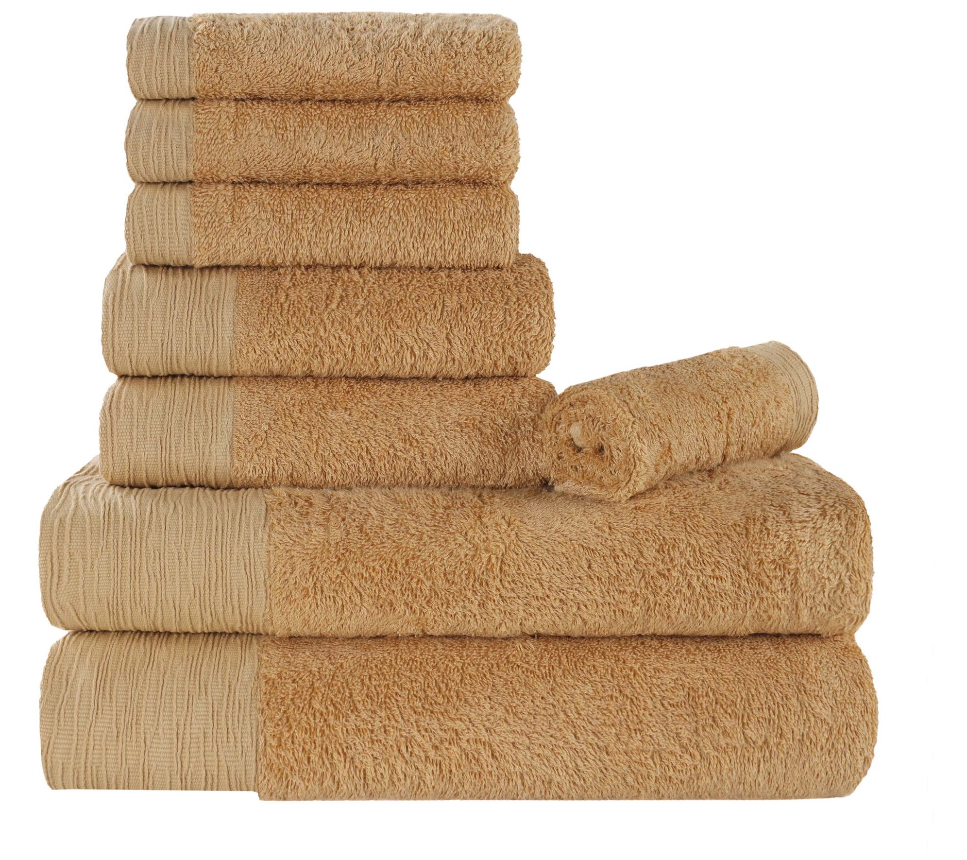 Beige Luxury Bamboo Blend Towel Set of 6 — Samar Imports, LLC