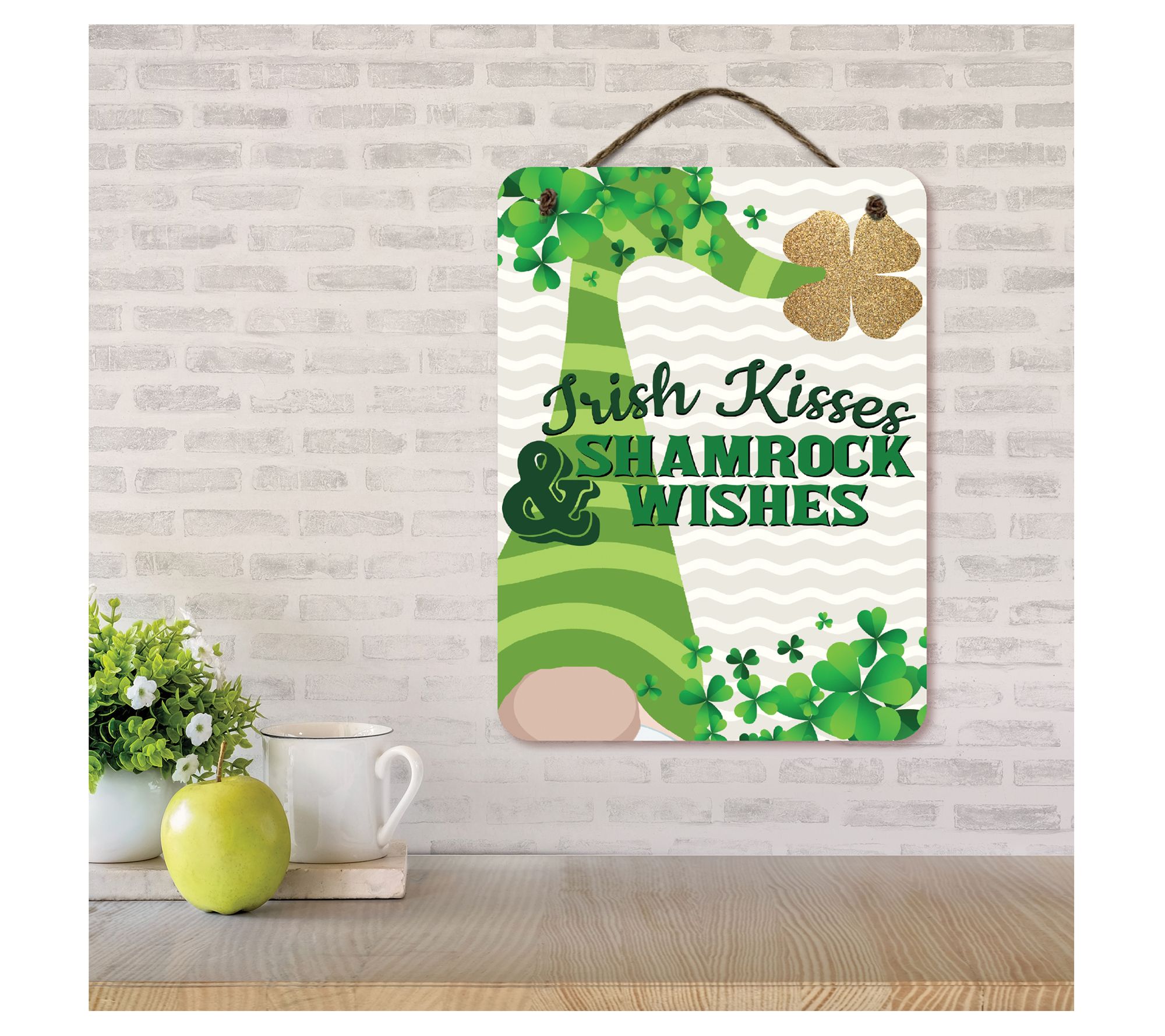 Courtside Market Irish Kisses 12x16 Hanging Sign