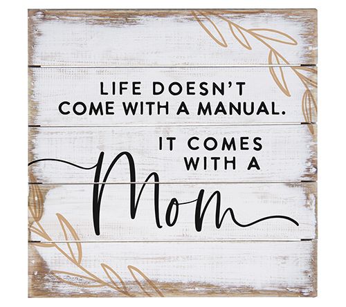 Sincere Surroundings 8" Life Doesn't Manual Pallet Petite