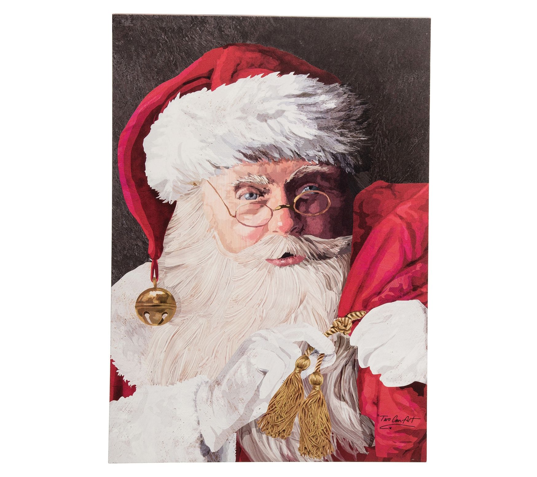 Santa Wall Art by Valerie
