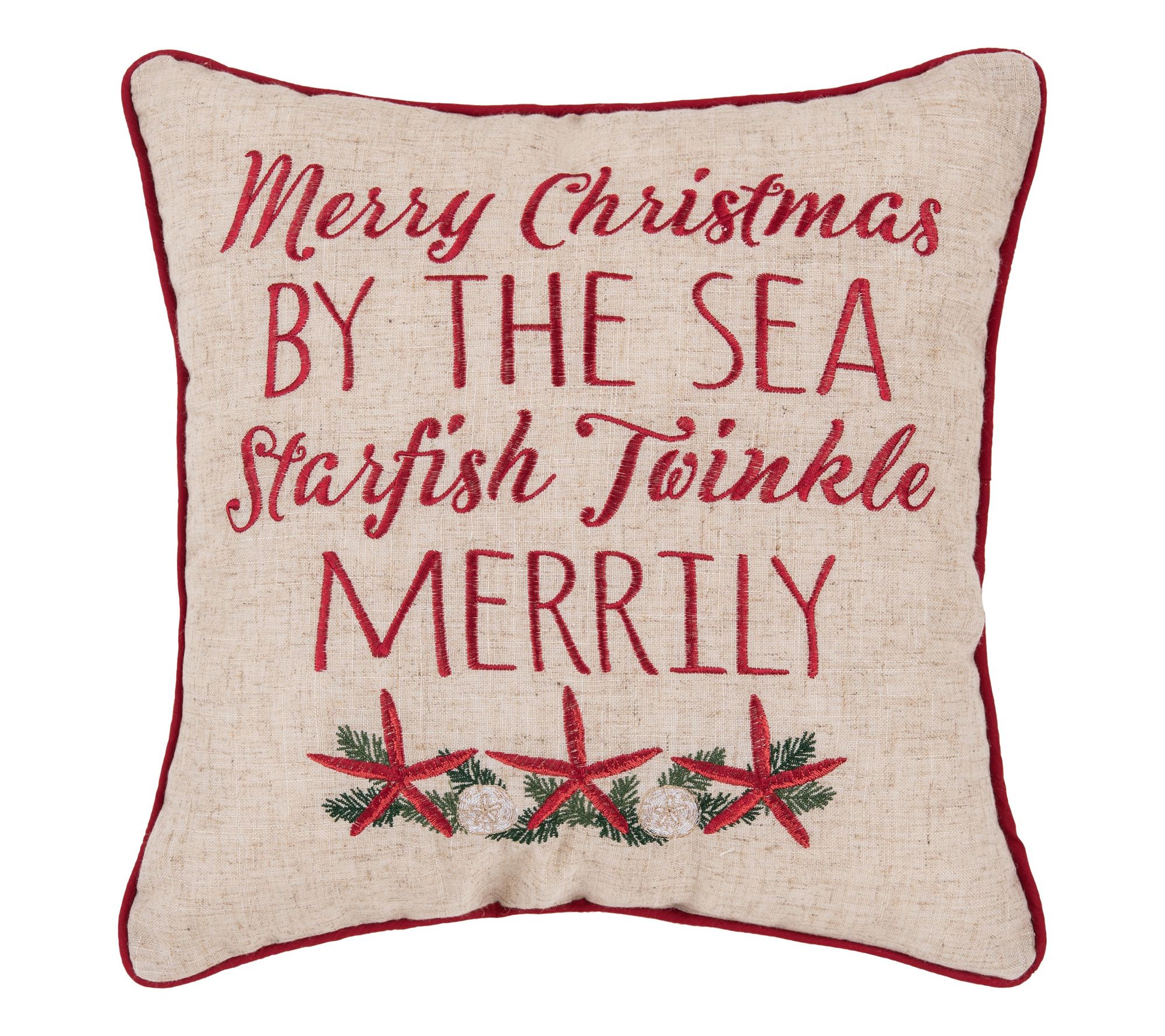 Starfish Twinkle Pillow by Valerie