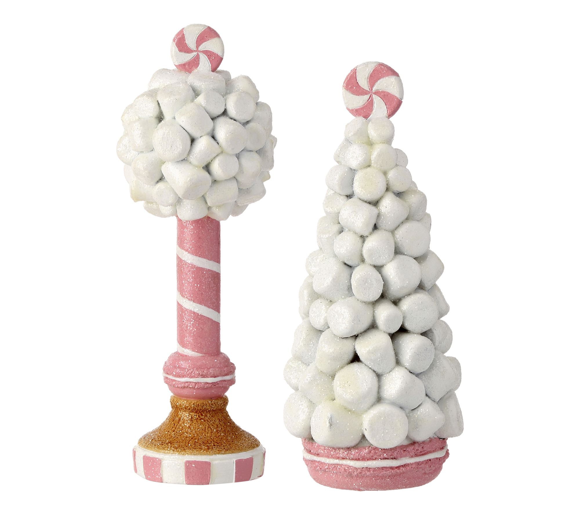 11-14" Elegant Frosting Tree Set of 2 By Valerie