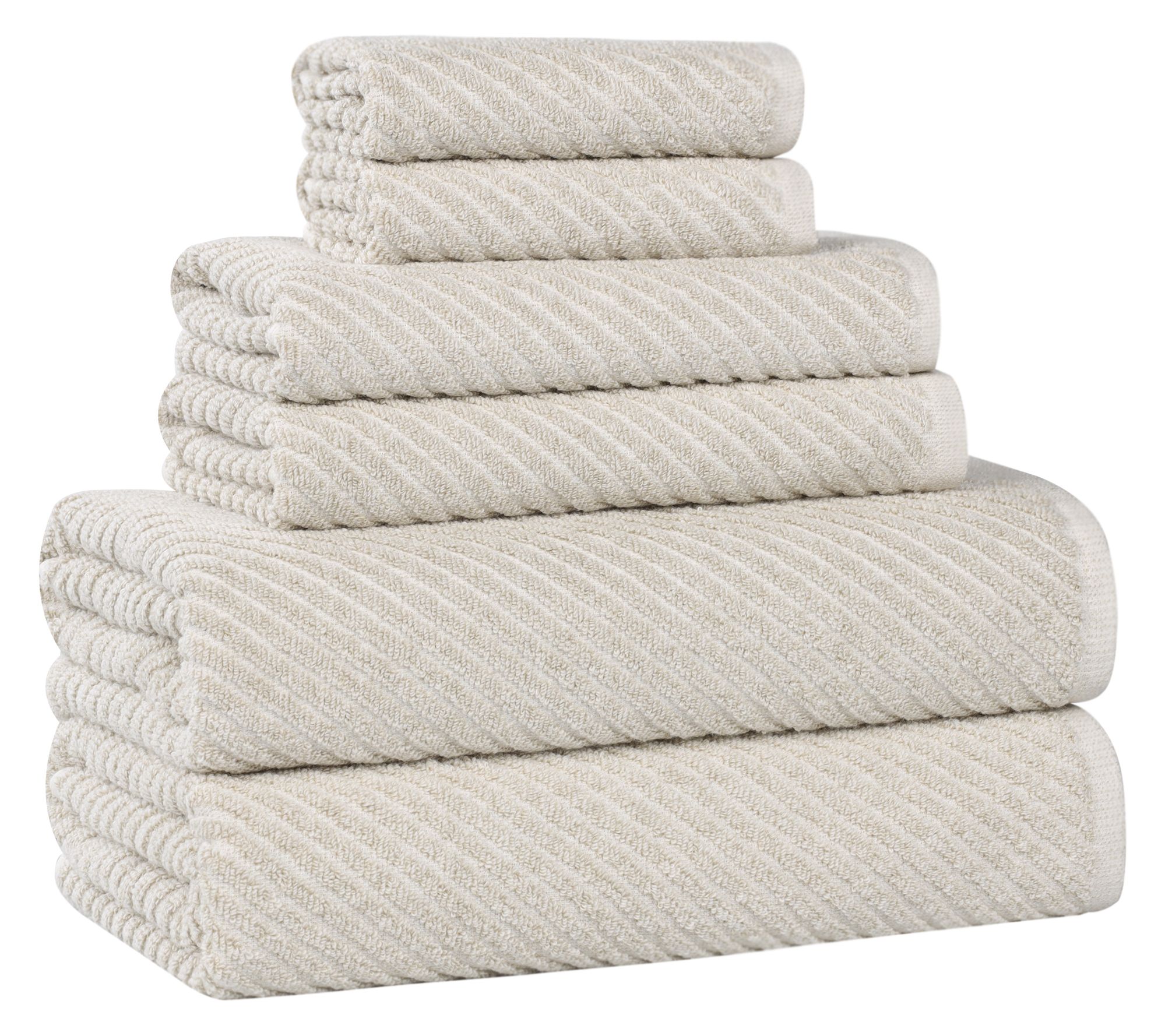 Superior Amelia Cotton Blend 6 Piece Towel Set
