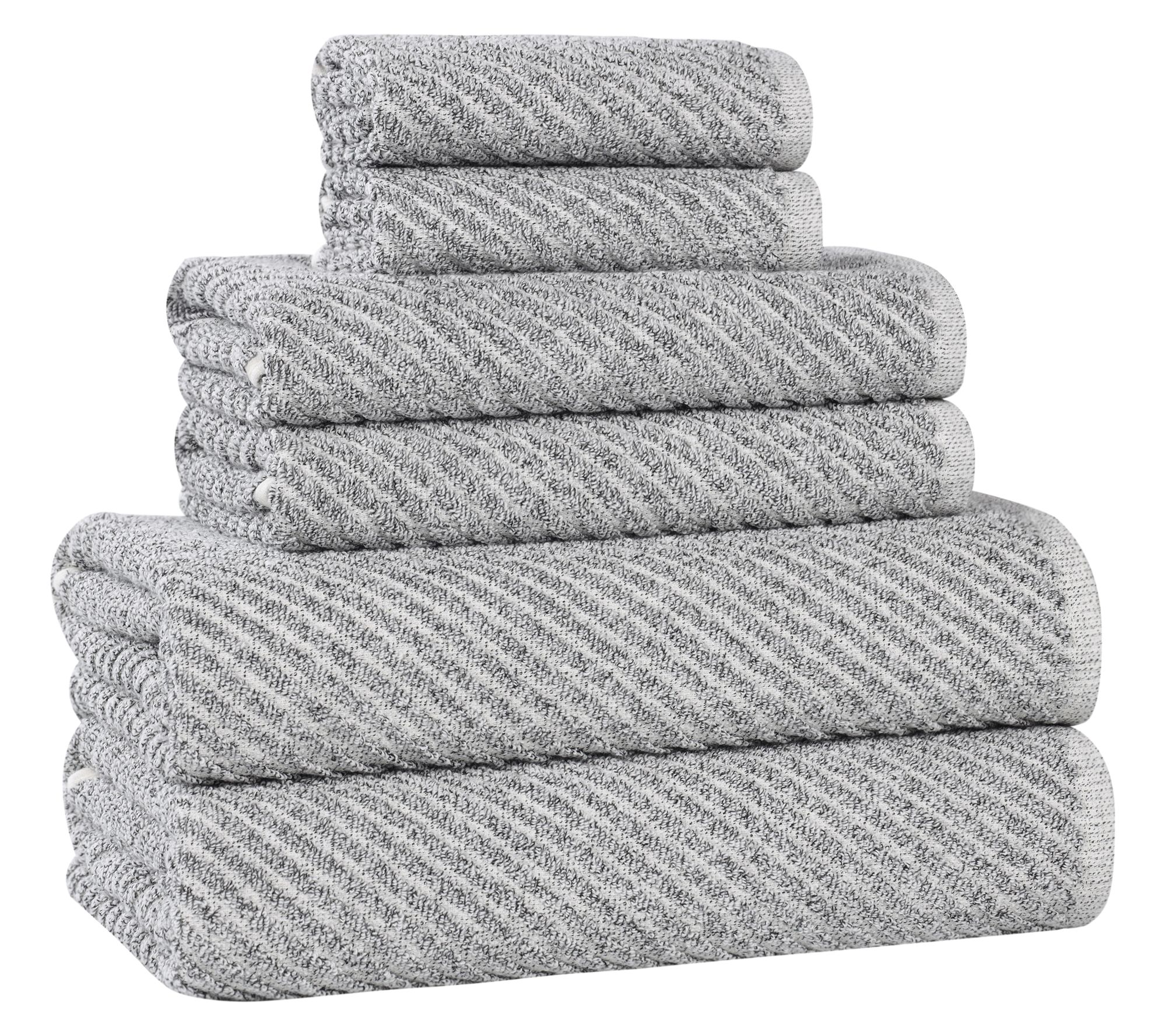 Superior Amelia Cotton Blend 6 Piece Towel Set