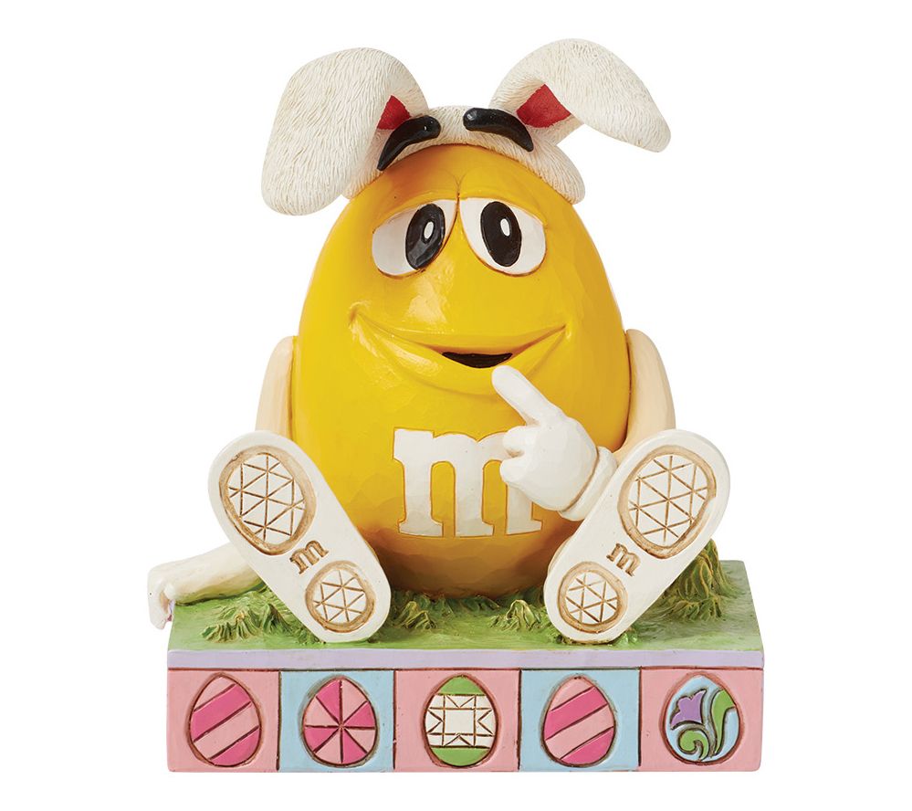 Jim Shore Heartwood Creek M&M's Yellow Character Easter Fig