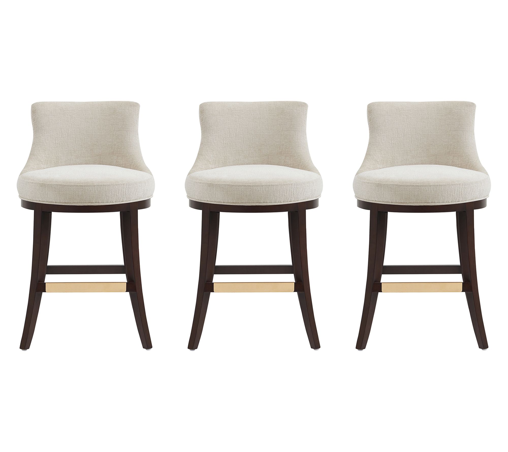 Manhattan Comfort Lucia Counter Stool - Set of