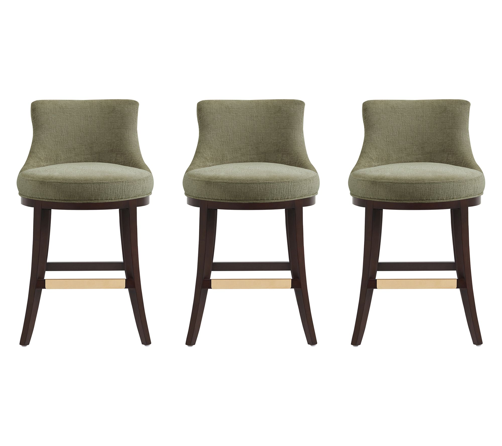 Manhattan Comfort Lucia Counter Stool - Set of