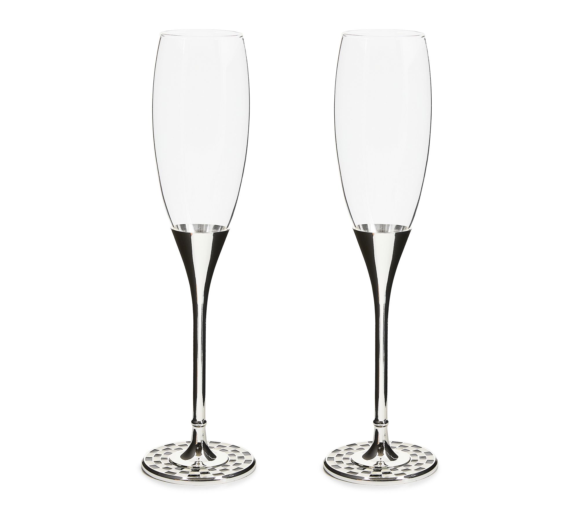 MacKenzie-Childs Celebrate Toasting Flutes, Setof 2