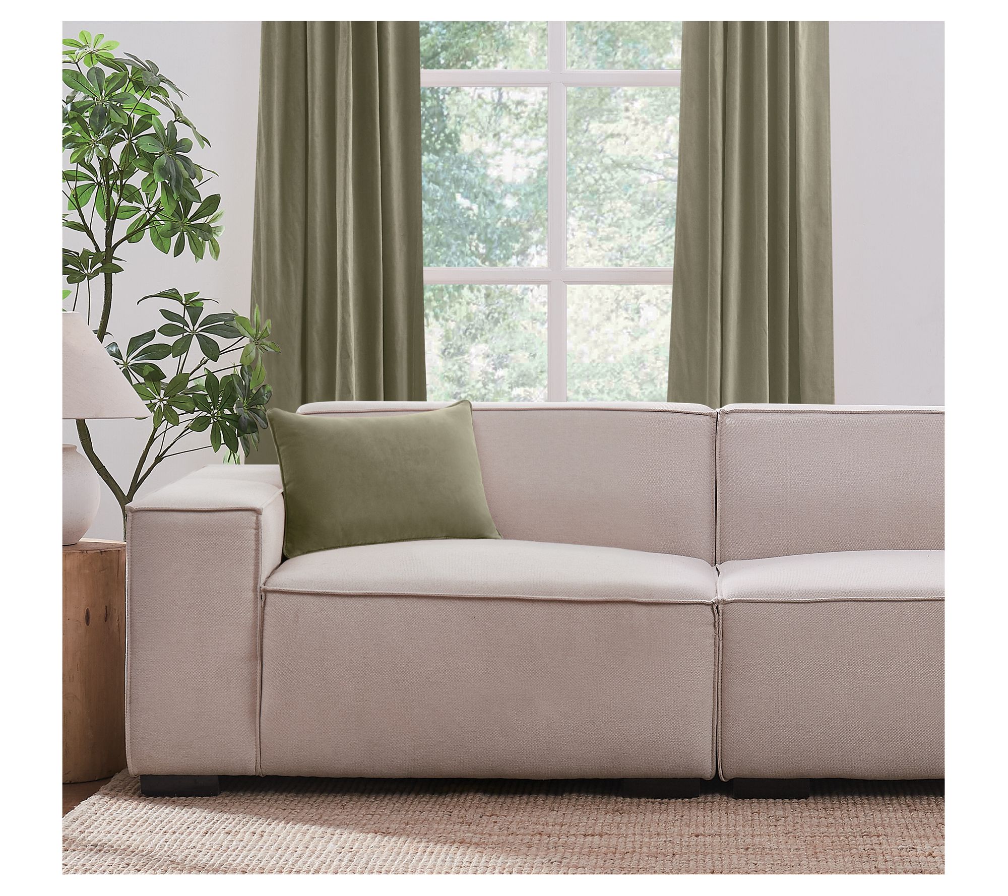 Brooklyn Loom Matte Cotton Velvet 14x20 Decorative Pillow