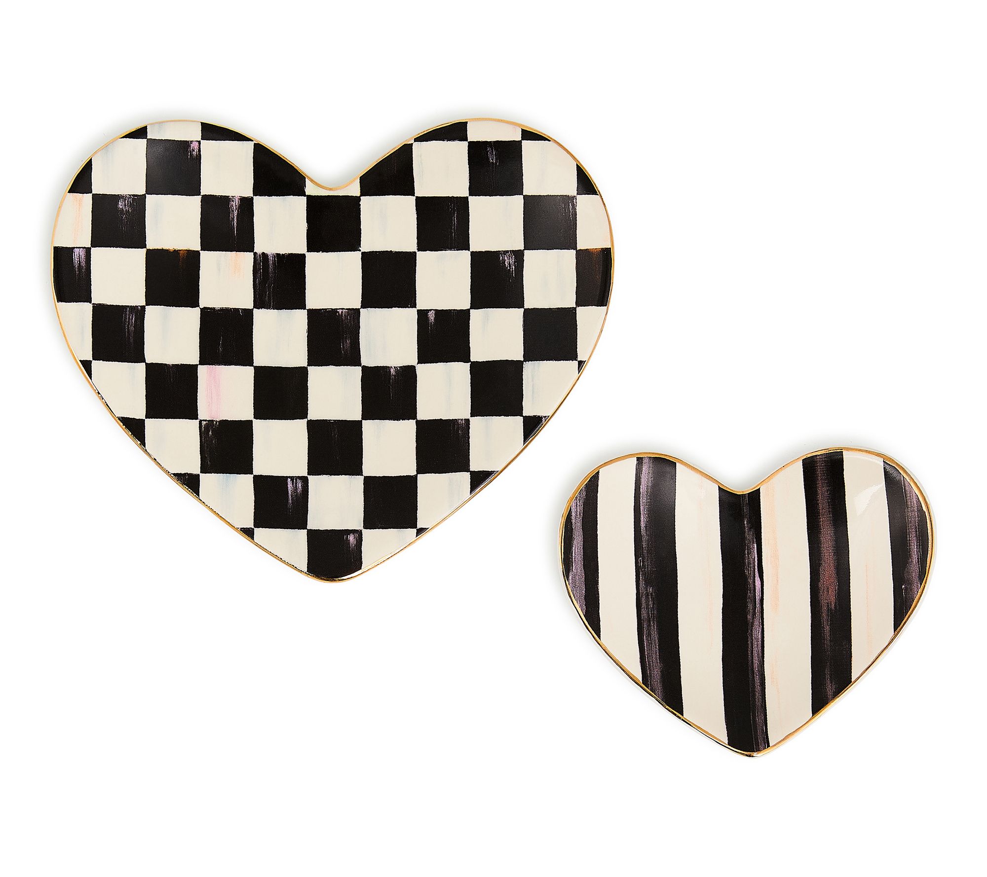 MacKenzie-Childs Trinket Dishes, Set of 2