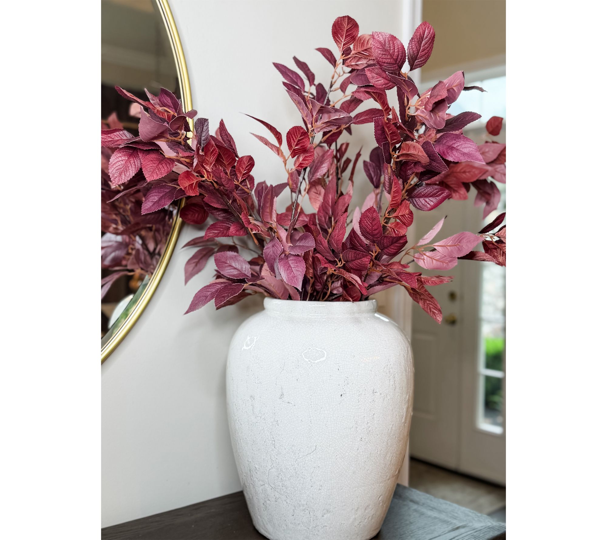 Simply Stunning Set of 6 Real Touch Fall Leaves by Janine Graff