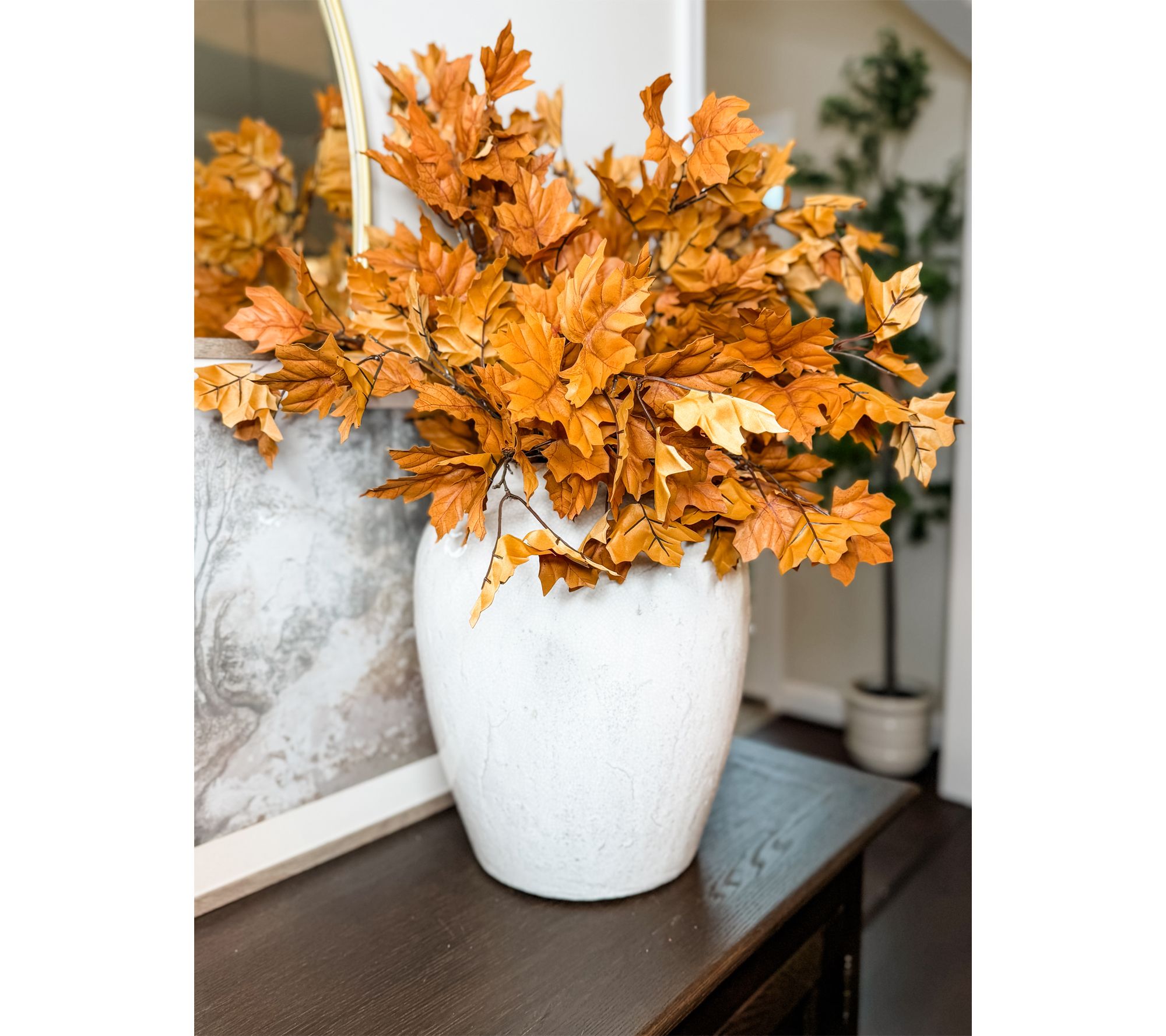 Simply Stunning Set of 6 Real Touch Fall Leaves by Janine Graff