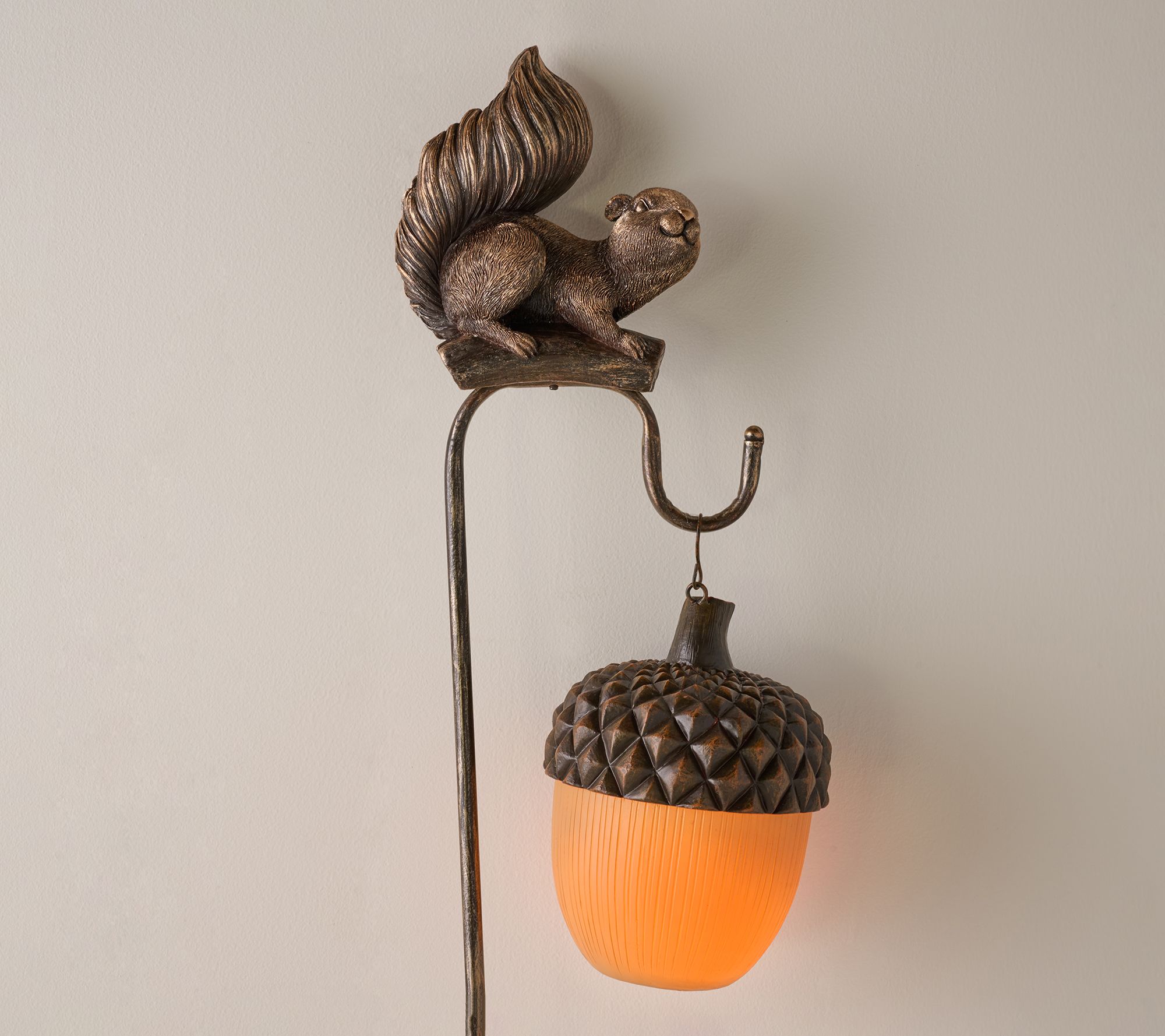 36" Illuminated Squirrel Pathway Light by Kim Gravel