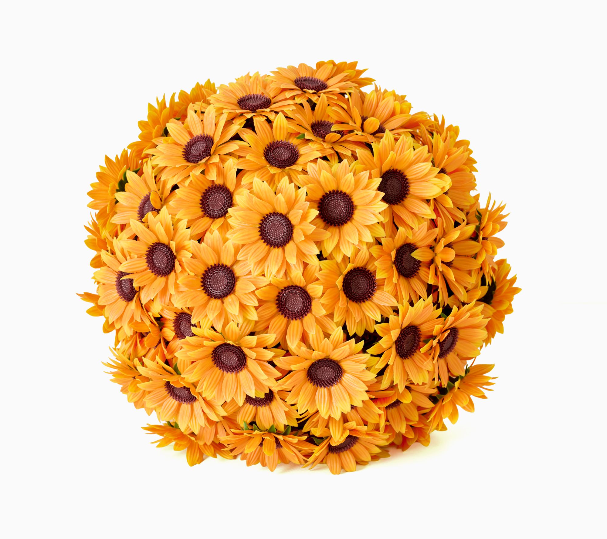  Wicker Park 15" Indoor/Outdoor Sunflower Sphere