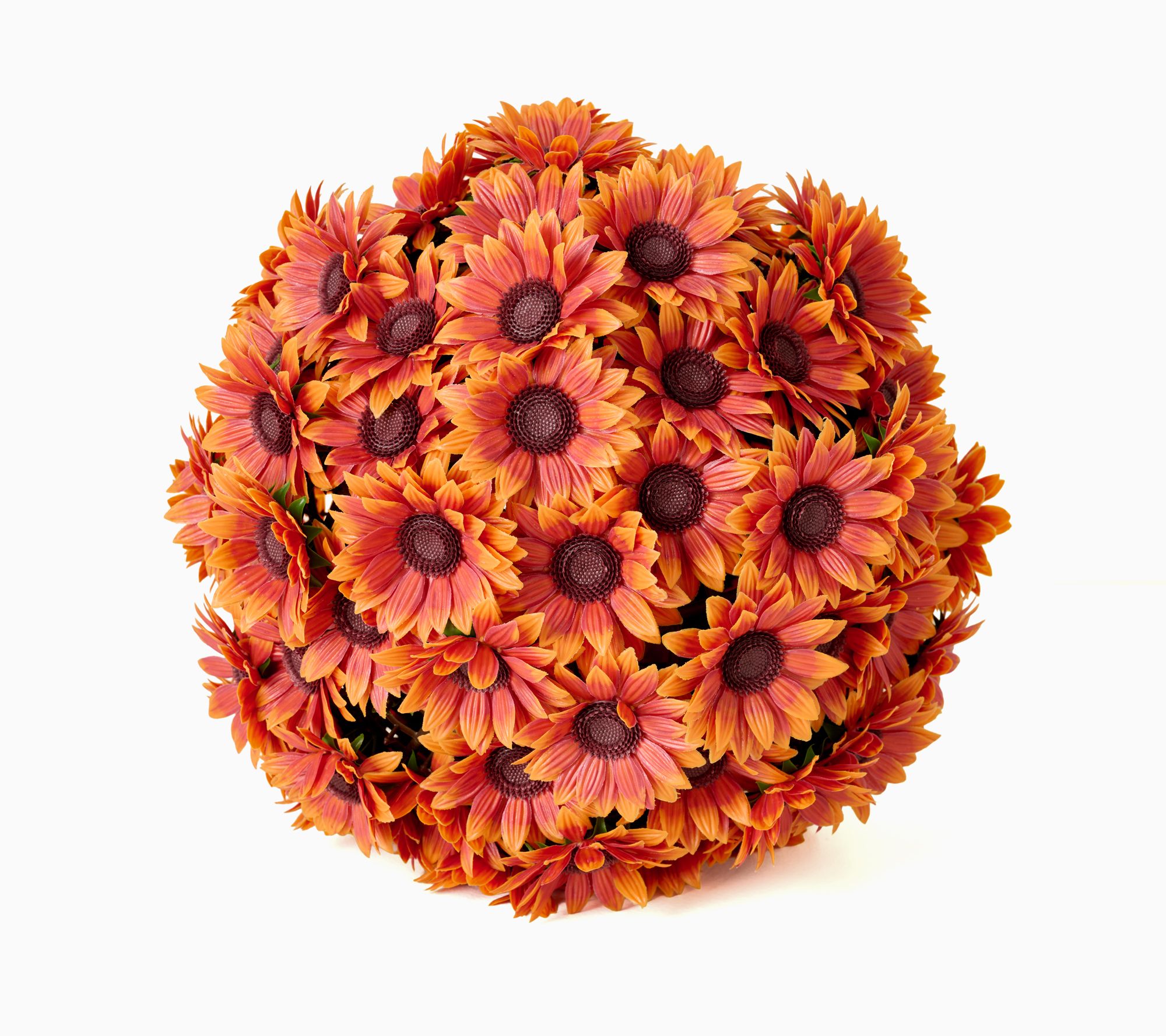 Wicker Park 15" Indoor/Outdoor Sunflower Sphere