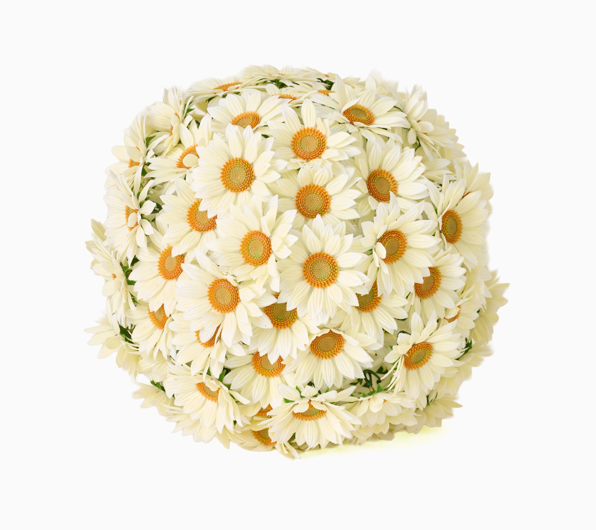 Wicker Park 15" Indoor/Outdoor Sunflower Sphere
