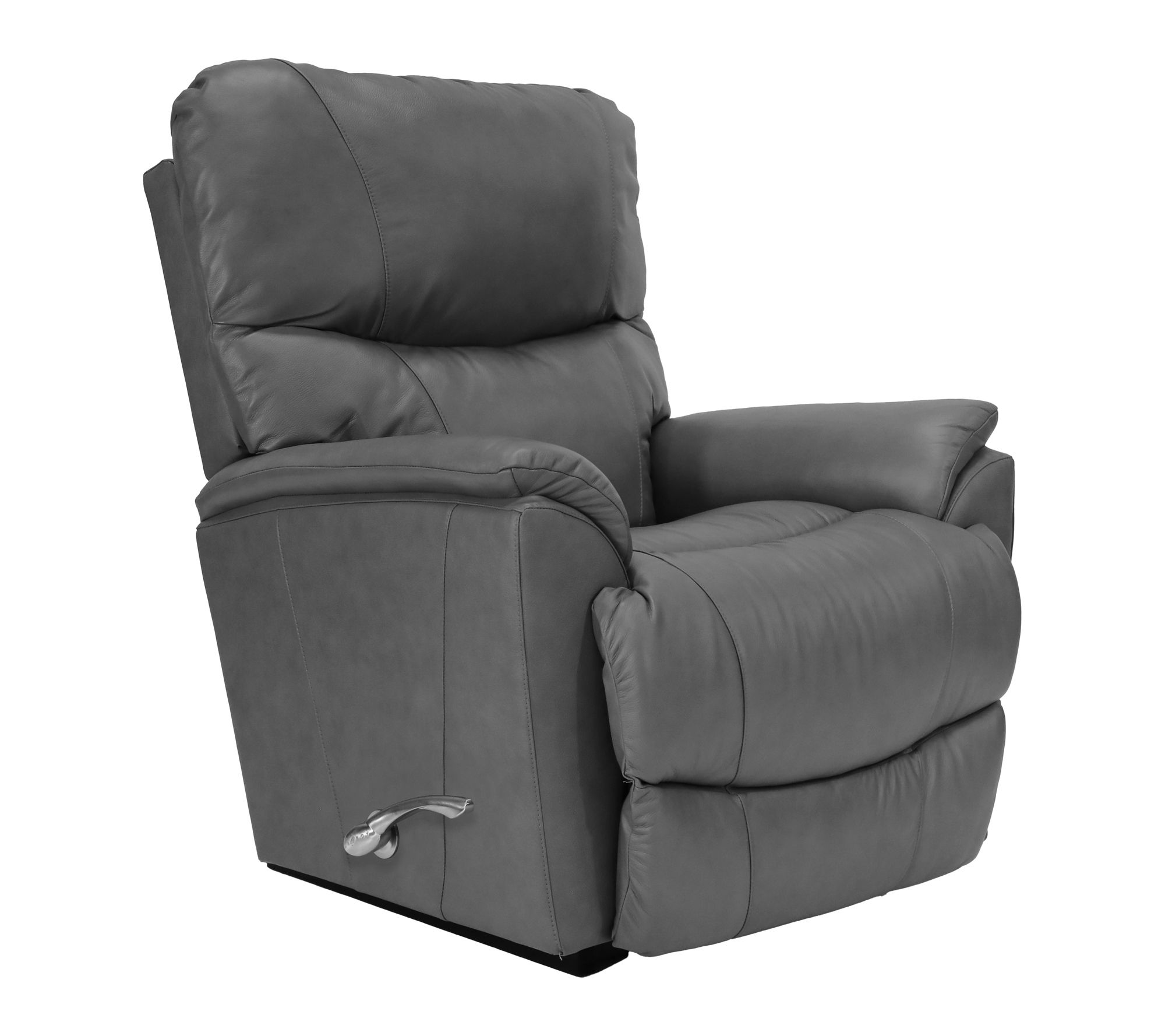 La-Z-Boy Trouper Leather Manual Rocking Recliner - QVC.com
