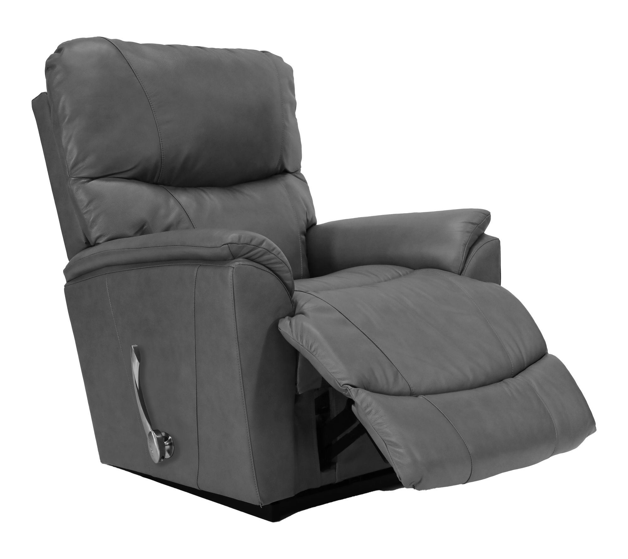 La-Z-Boy Trouper Leather Manual Rocking Recliner - QVC.com