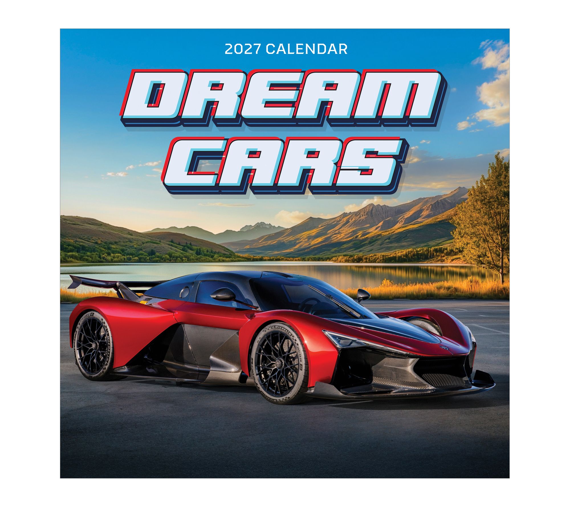 TF Publishing 2027 Dream Cars Wall Calendar