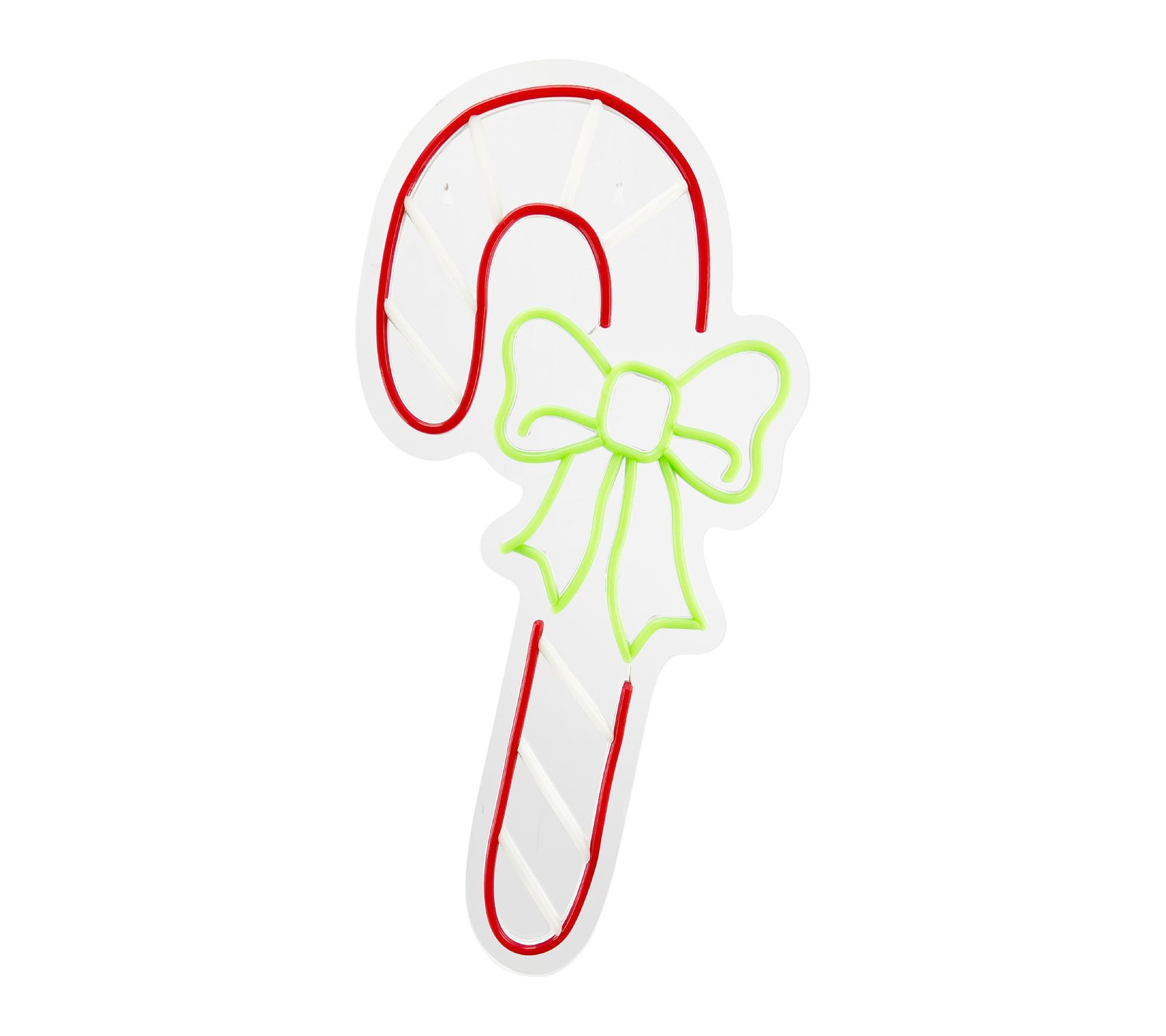 Fraser Hill Farm 23.2-in. Neon LED Candy Cane