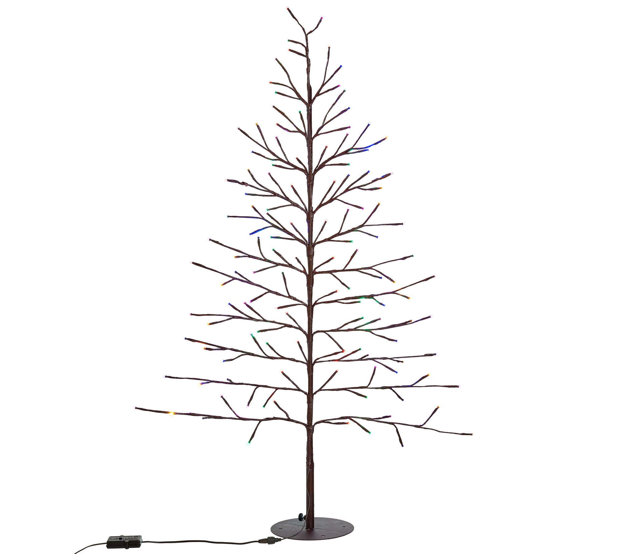 Santa's Best Indoor/Outdoor 50" Poseable Tree with 10 Light Functions