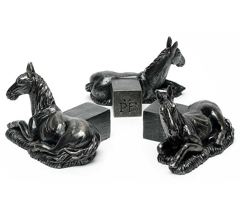 Jardinopia Potty Feet Horse Laying - Set of 3