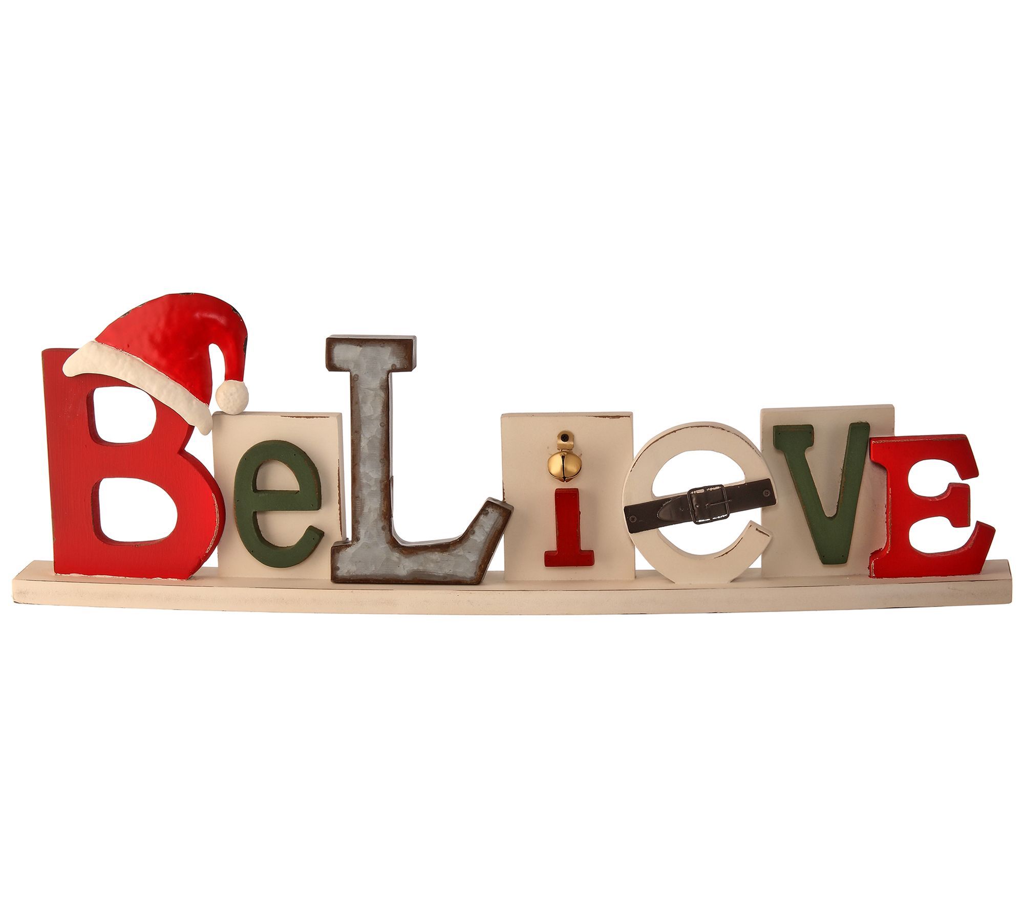 23.5"L "Believe" Table Piece by Valerie