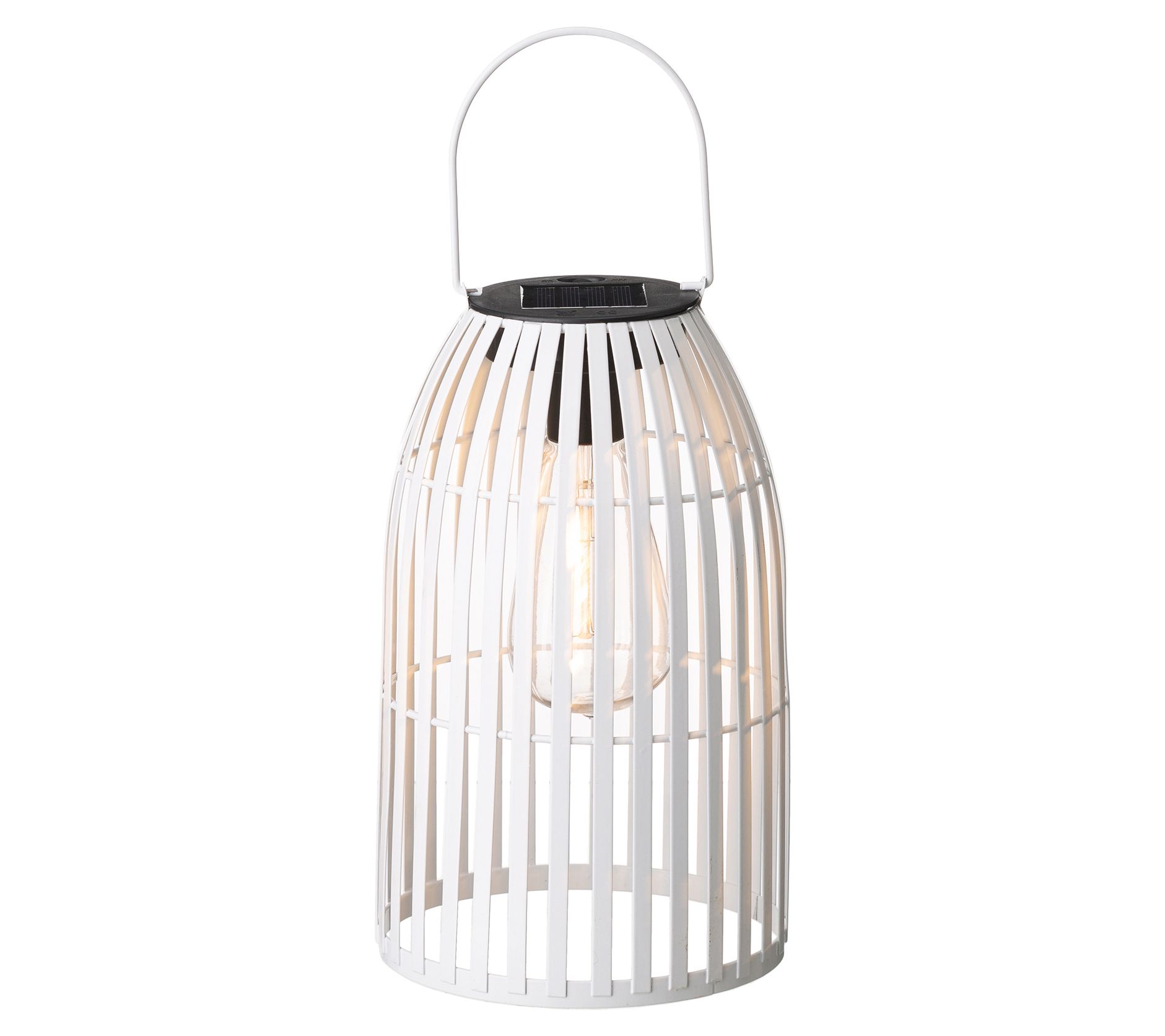 Glitzhome Metal Lattice Solar Powered Outdoor Hanging Lantern