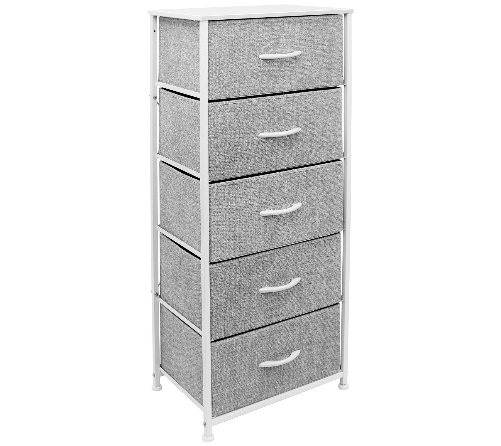 Sorbus Tall Dresser with 5 Drawers