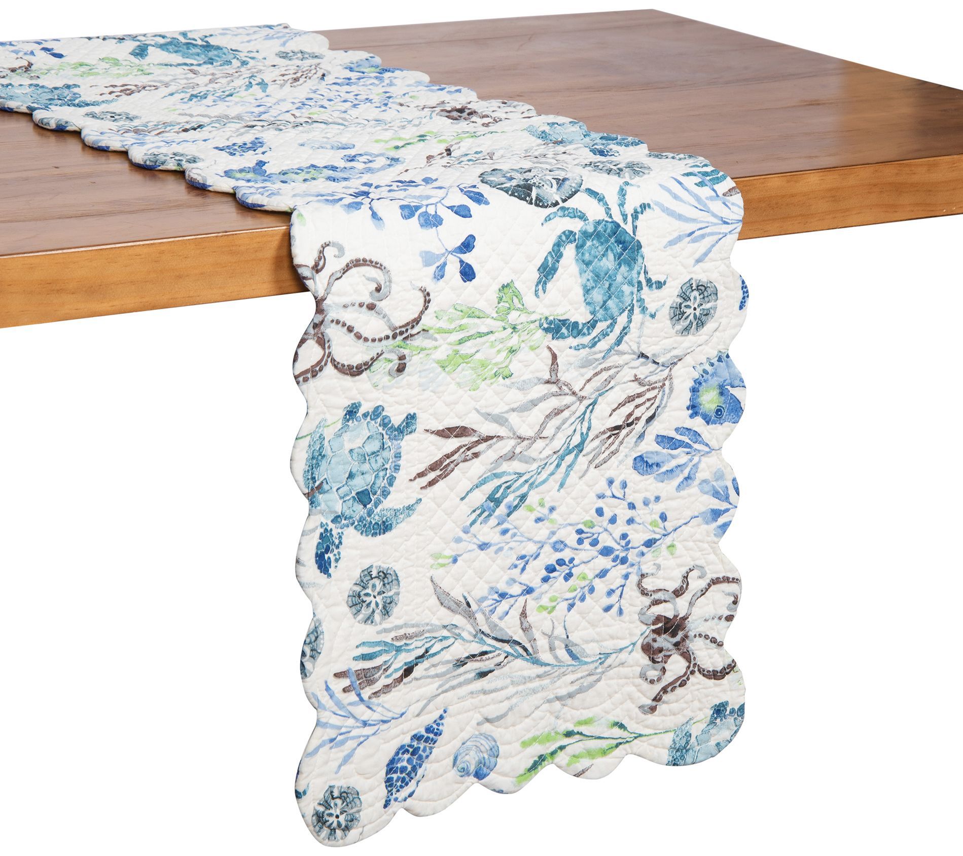 14" x 51" Crescent Bay Reversible Table Runnerby Valerie