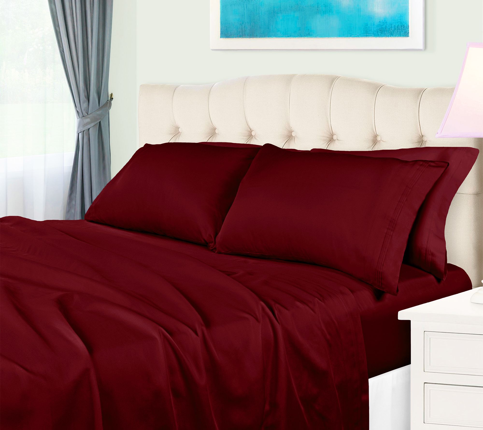 Superior 650TC Egyptian Cotton Deep Pocket Shee ts Set,Twin XL