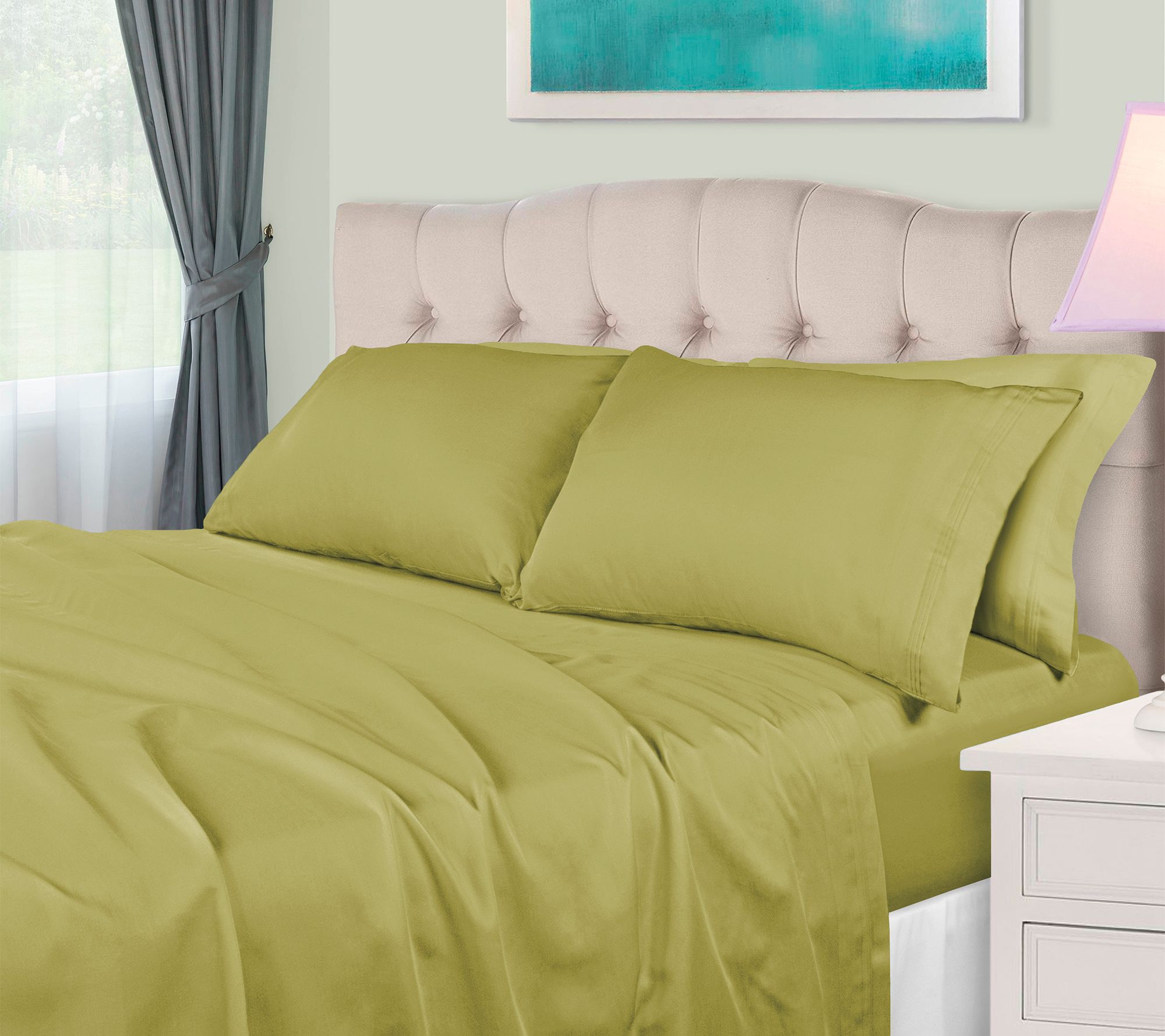 Superior 650TC Egyptian Cotton Deep Pocket Sheets Set,Twin XL