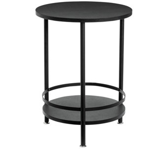 Honey-Can-Do 2-Tier Round Side Table - H338201