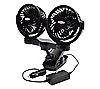 RoadPro 12 Volt Dual Fan with Mounting Clip