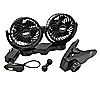 RoadPro 12 Volt Dual Fan with Mounting Clip, 2 of 3