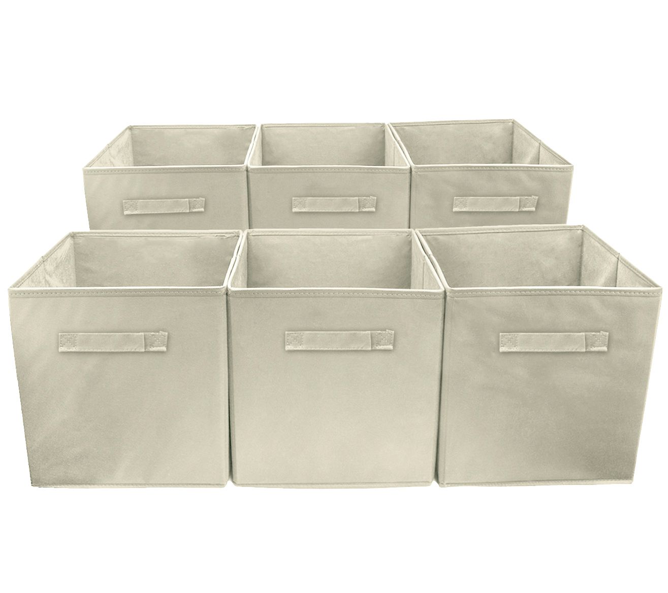 Sorbus 6-Pack Foldable Storage Cube Basket BinSet
