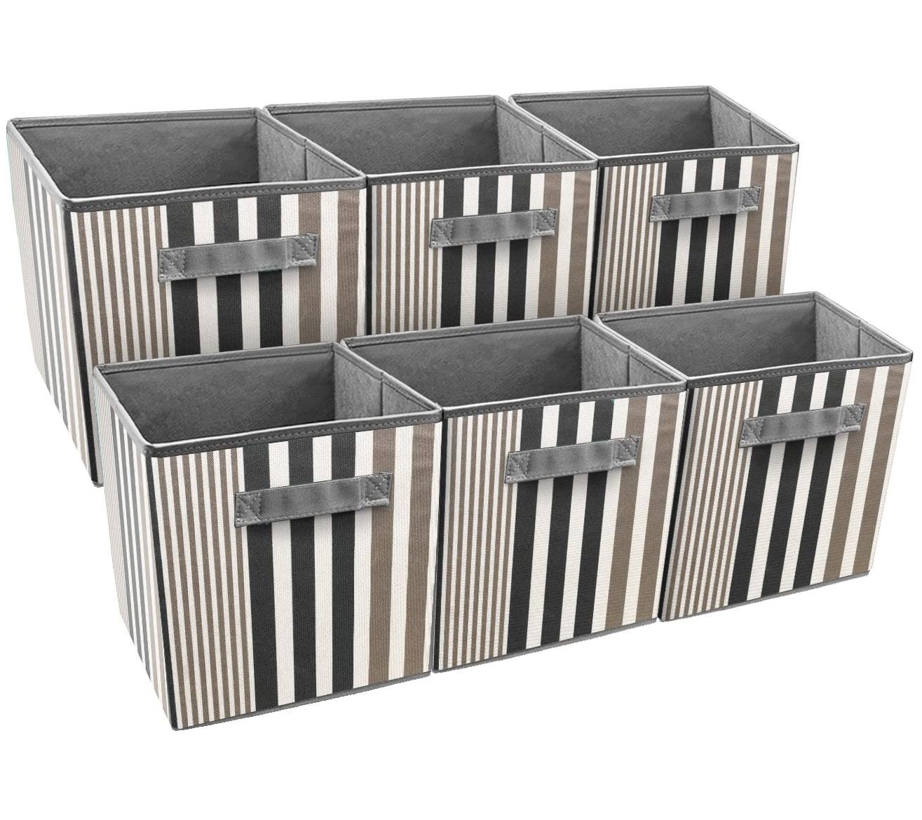 Sorbus 6-Pack Foldable Storage Cube Basket BinSet