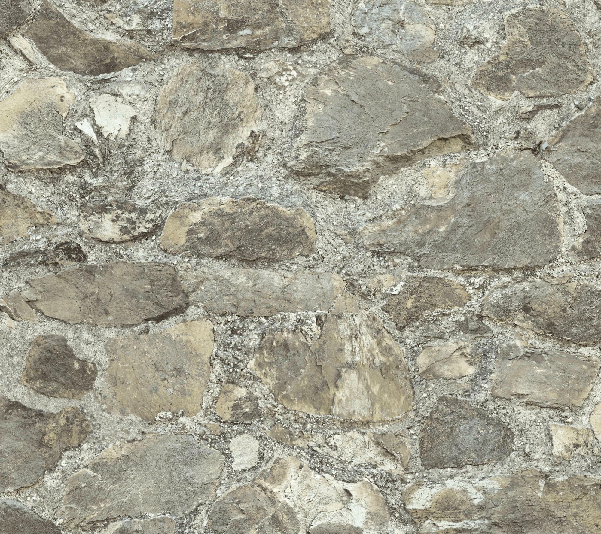 Weathered Stone-Gray/Almond Wall Decal