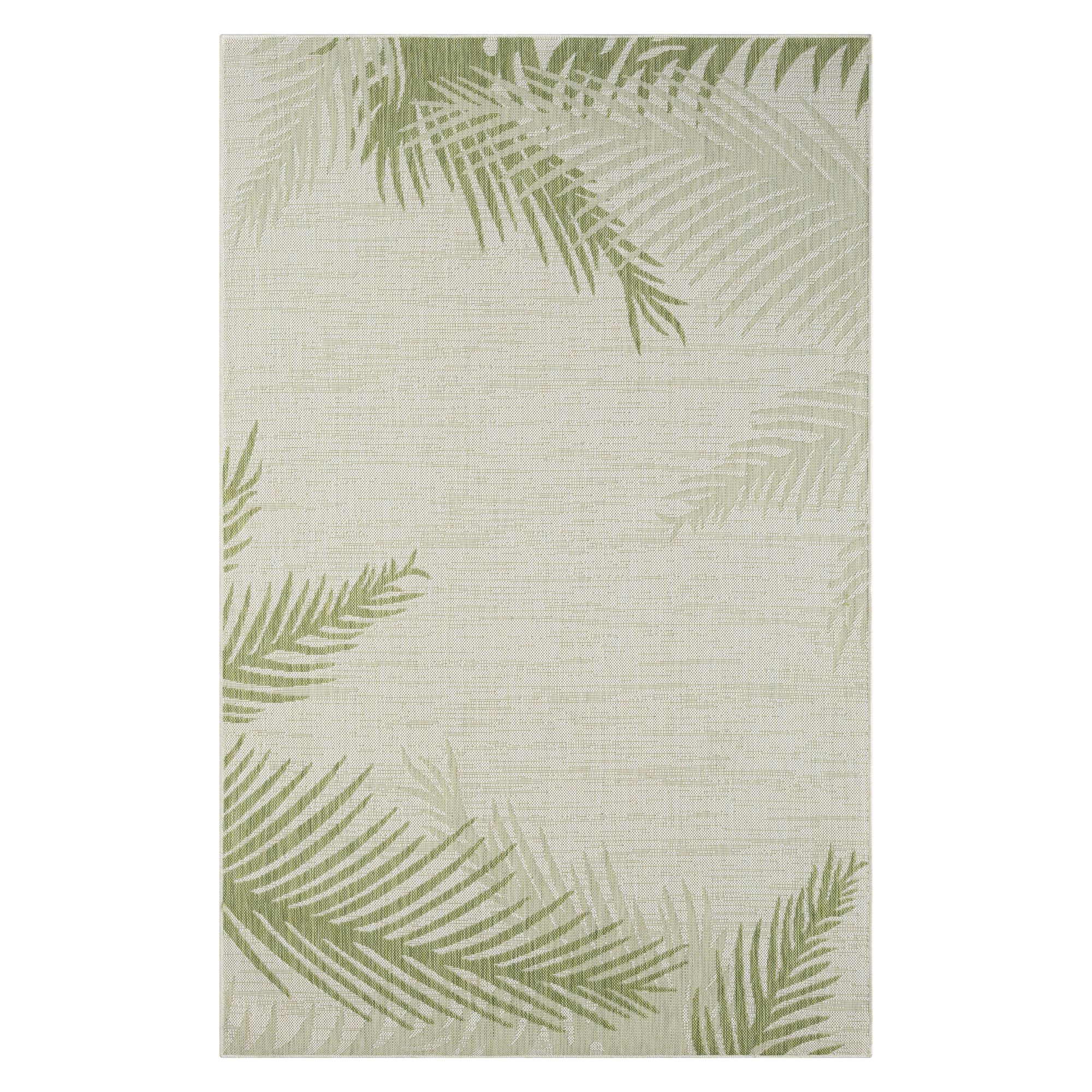 Ox Bay Touch of Palm Indoor/Outdoor Captiva Rug7'9" x 9'5"