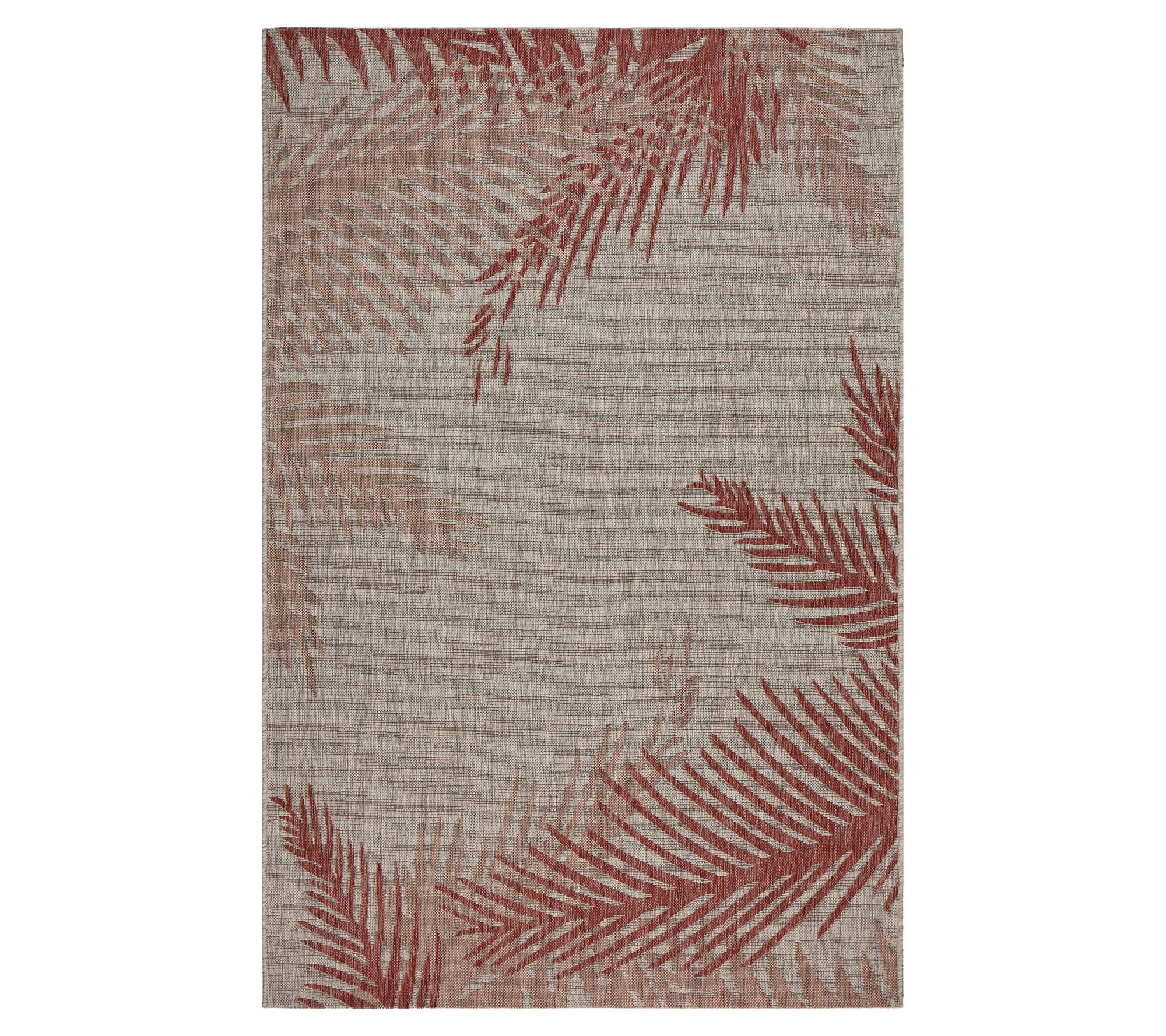 Ox Bay Touch of Palm Indoor/Outdoor Captiva Rug7'9" x 9'5"
