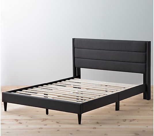 Brookside Sara Upholstered Twin Bed W, Qvc Twin Bed Frames
