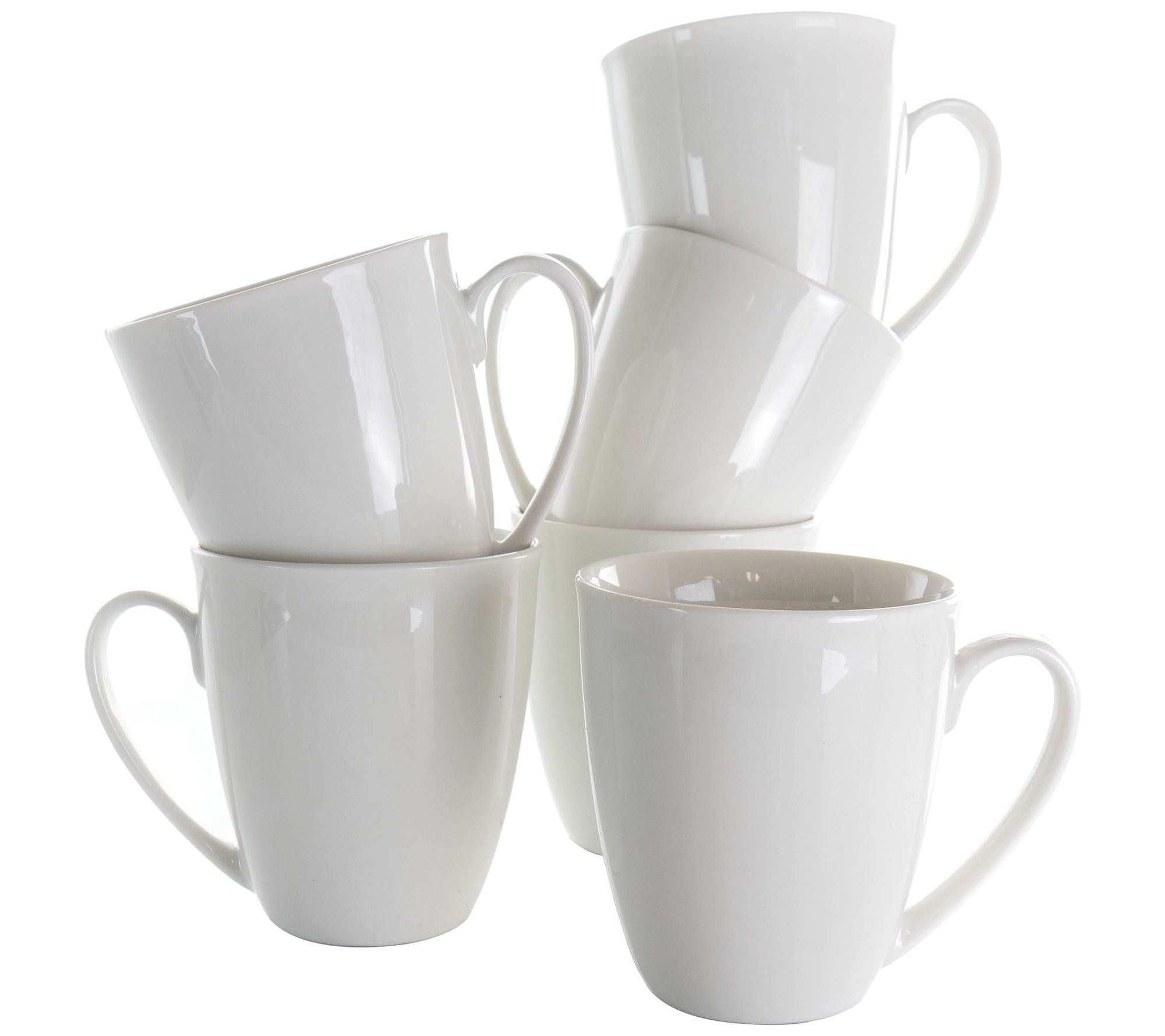 Elama Elle Mug Set of 12 Pieces - White